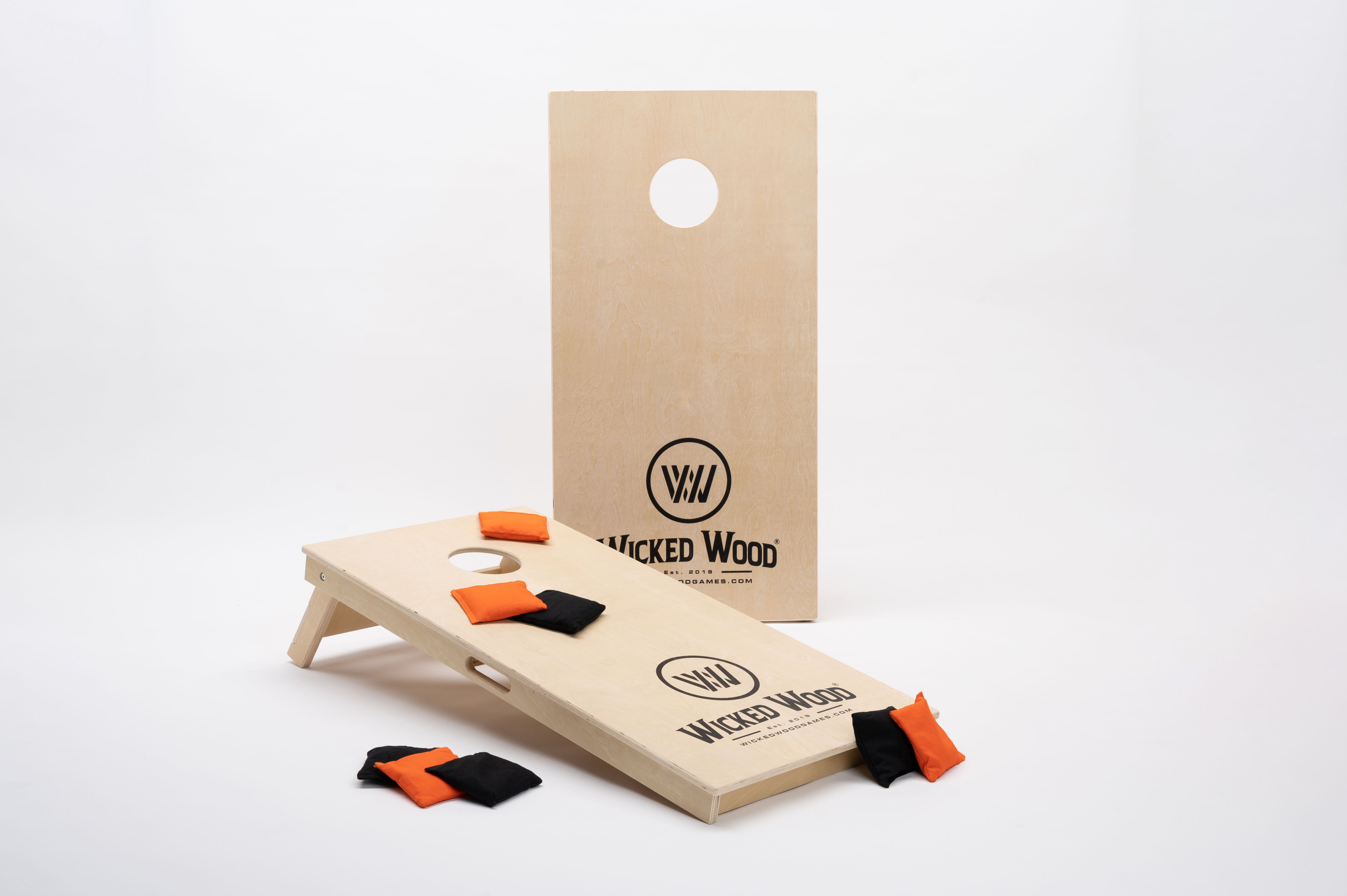 Wicked Wood Games - Comp-sæt - 120x60 - Wicked Wood-logo